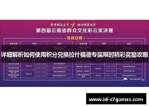 详细解析如何使用积分兑换拉什福德专属限时精彩奖励攻略